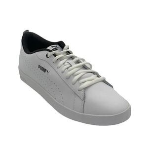 Puma White Lace up Sneakers(Size 8W)